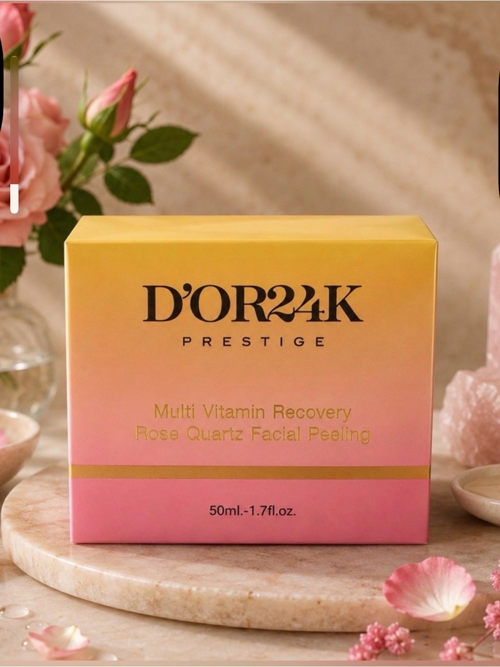 D’or24k Multi Vitamin Recovery Rose Quartz Facial Peel